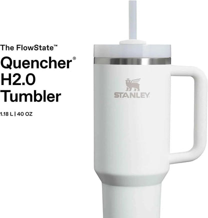 Stanley 1913 Quencher H2.0 FlowState Tumbler 1.2L – Vacuum Insulated Travel Mug with Handle & Straw
