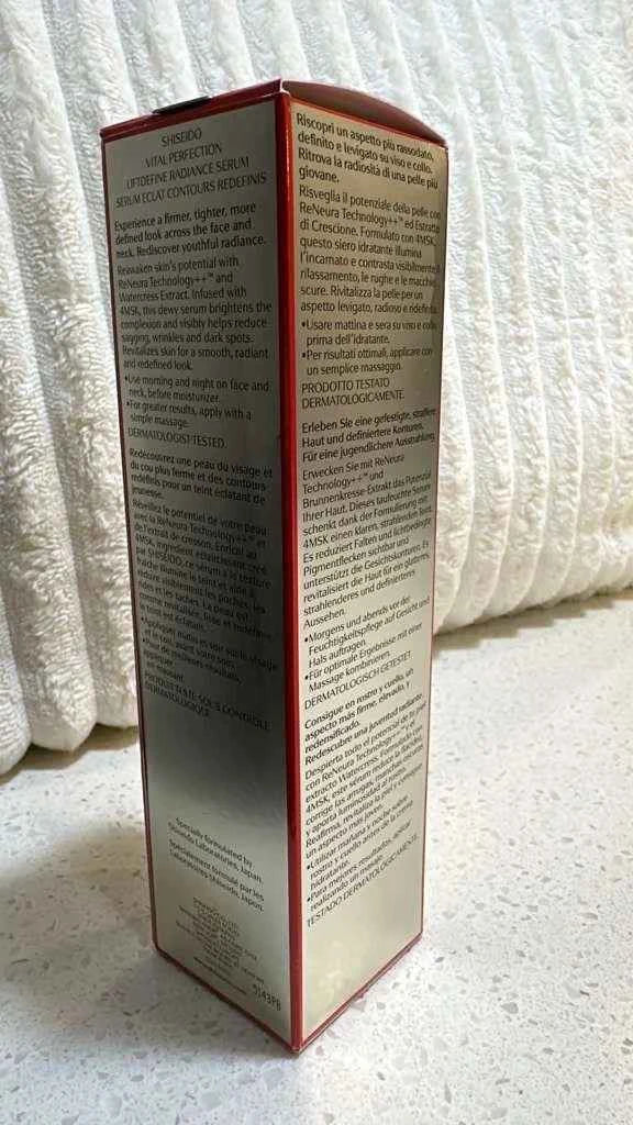 Shiseido Vital Perfection LiftDefine Radiance Serum 80ml / 2.7 Oz Fast Shipping